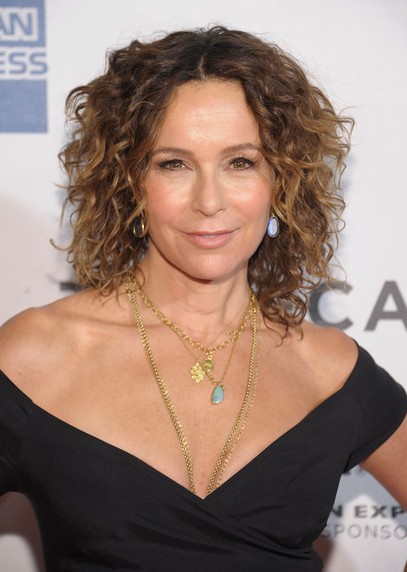 Jennifer Grey Short Hair Style - Curly Hairstyle for Thick Hair