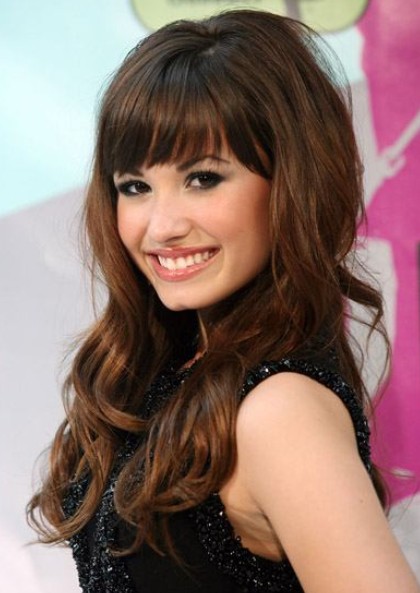 long curly hairstyles with bangs 2012 long curly hairstyles with bangs