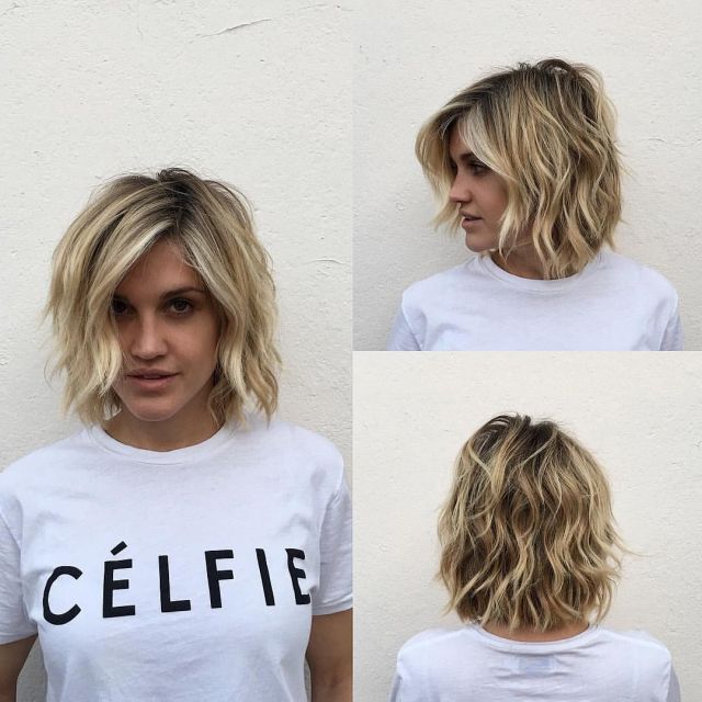 20 Hottest Short Hairstyles, Short Haircuts for Women textured bob hairstyle