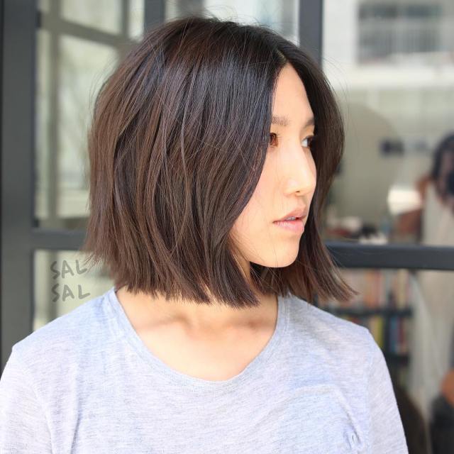 20 Hottest Short Hairstyles, Short Haircuts for Women blunt bob hairstyle for short hair