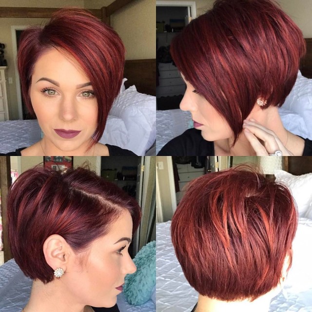 20 Hottest Short Hairstyles, Short Haircuts for Women short red haircut