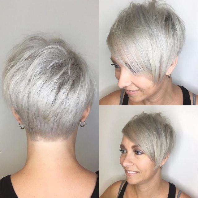 20 Hottest Short Hairstyles, Short Haircuts for Women pixie haircut with long bangs