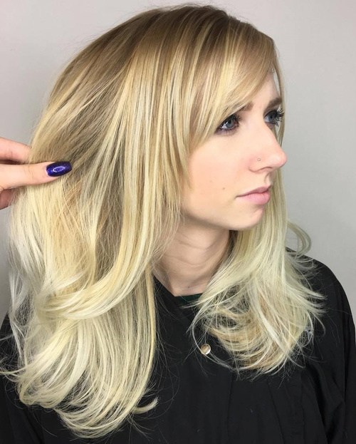 Cute, Effortless Long Hairstyles with Bangs and Layers