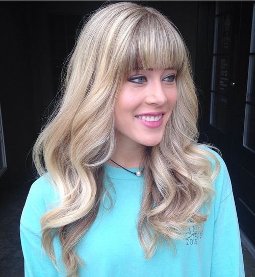 Cute, Effortless Long Hairstyles with Bangs and Layers