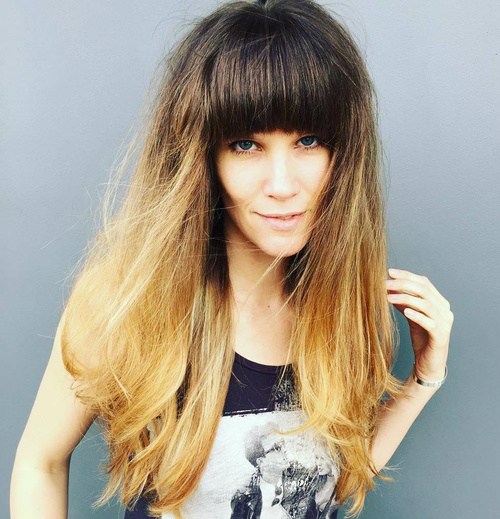 Cute, Effortless Long Hairstyles with Bangs and Layers
