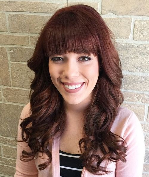 Cute, Effortless Long Hairstyles with Bangs and Layers