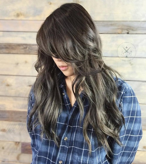 Cute, Effortless Long Hairstyles with Bangs and Layers