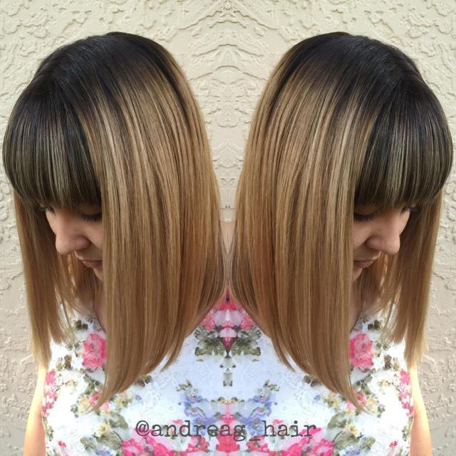 22 Amazing Blunt Bob Hairstyles You'd Love to Try This Year! blunt bob hairstyle with bangs
