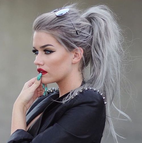 50  Pretty Easy Messy Ponytail Hairstyles You Can Try
