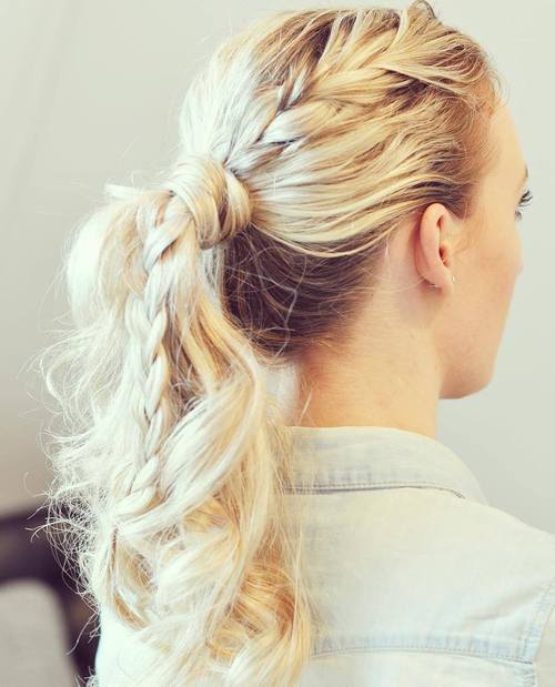 50  Pretty Easy Messy Ponytail Hairstyles You Can Try