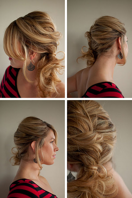Hair Tutorial How to do a Messy Side Ponytail