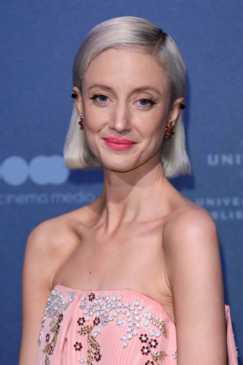 80 Best Celebrity Short Hairstyles - Short Haircuts for Women Andrea Riseborough Short Bob Cut