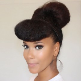 a-high-bun