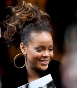 African American Curly Ponytail Hairstyle  African American Curly Ponytail Hairstyle for Black Women