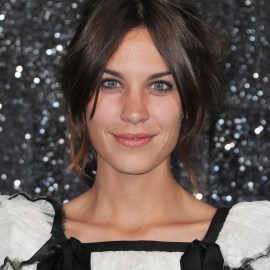 Alexa Chung Short Messy Bob Hairstyle