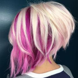 angled bob