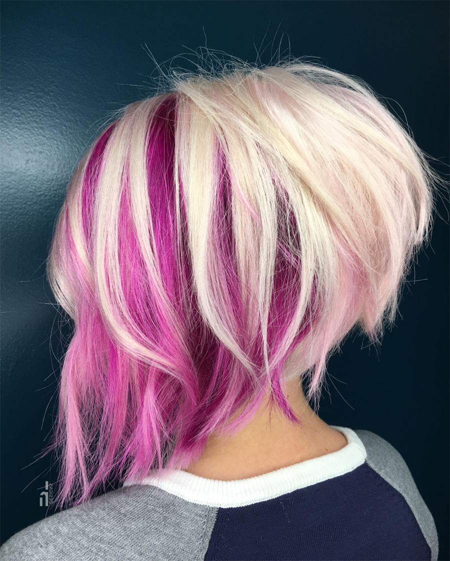 angled bob