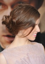 Anna Kendrick French Twist Updo Hairstyle for Long Hair Anna Kendrick French Twist Updo Hairstyle 2013 - 2014