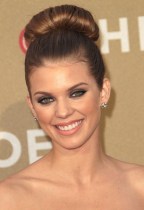 AnnaLynne McCord Formal Classic Bun Updo for Long Hair AnnaLynne McCord Formal Classic Bun Updo 2013
