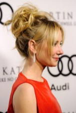 Anne Heche Sexy Messy Updo with Tousled Curls Anne Heche Sexy Messy Updo with Tousled Curls