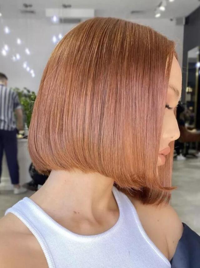 Apricot Red hair color ideas 2024