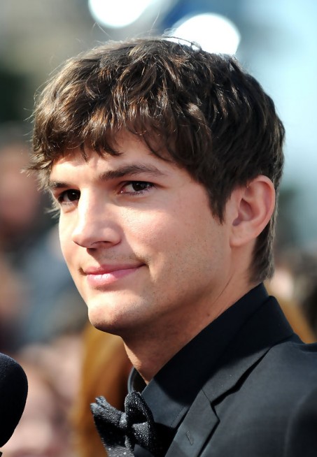 Ashton Kutcher Layered Short Haircut for Men