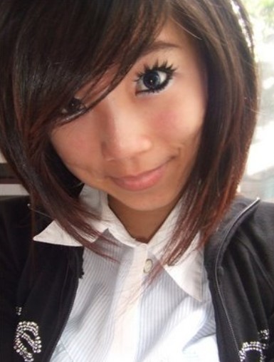 Asian Bob Hairstyle - Cute Short Haircut for Girls