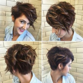 balayage short hair