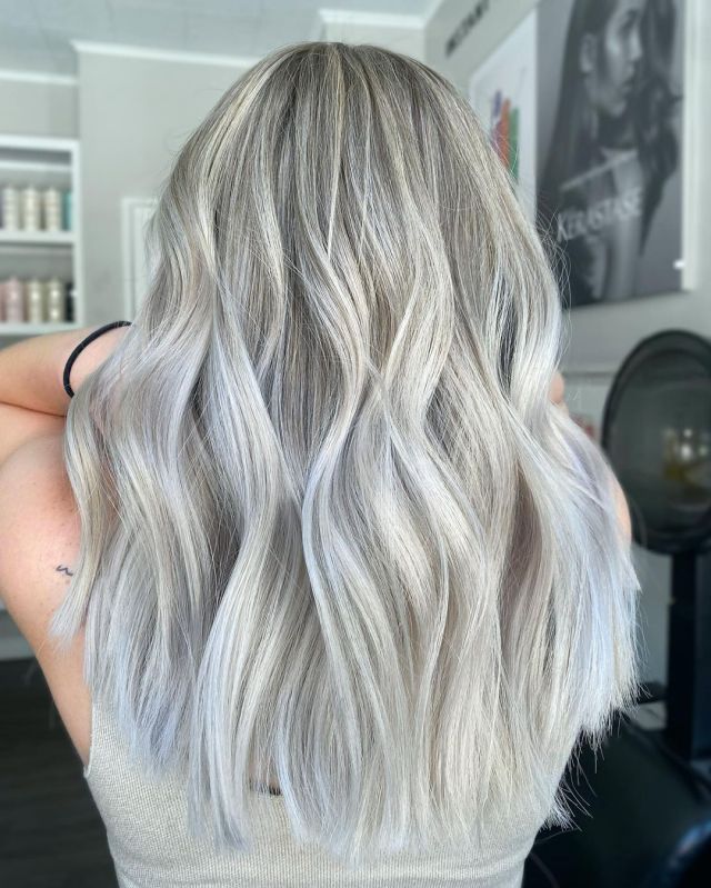 Beige Ash Gray Hair 2