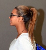 Beyonce Knowles High Ponytail Hairstyle Beyonce Knowles High Ponytail Hairstyle