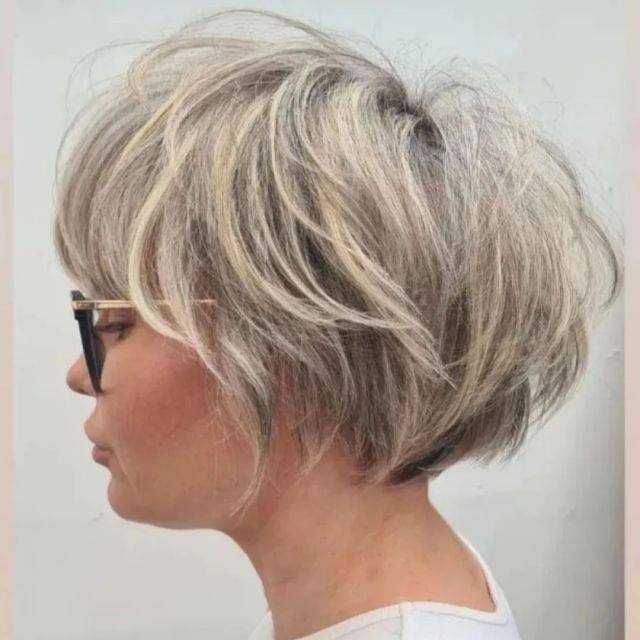 Layered Bixie Cut