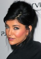 Black French Twist Updo from Jessica Szohr  Black French Twist Updo from Jessica Szohr