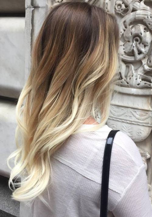 balayage hair style: Blonde and Sliver Hair