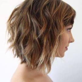 Blonde Choppy Hair