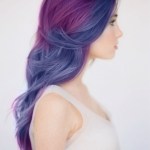 Blue and purple hair tumblr