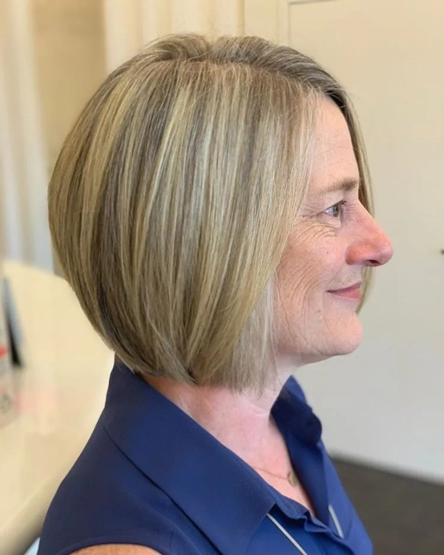bob hairstyles for old women 2