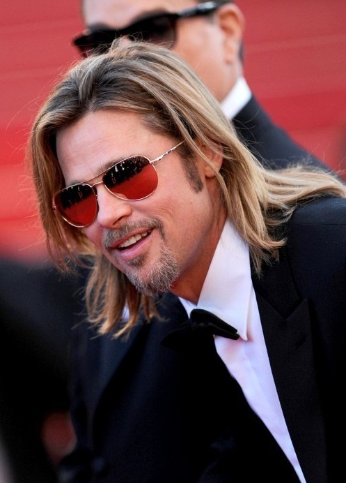 Brad Pitt Long Hairstyles