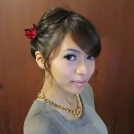 Braided Updo for Holidays