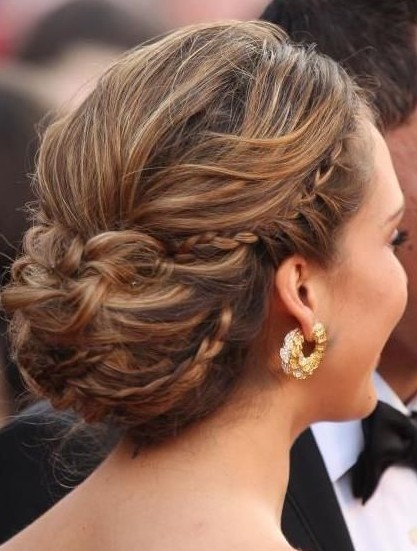Braided Wedding Updo for Long Hair