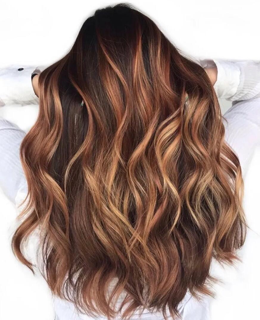 Burnt Caramel hair color