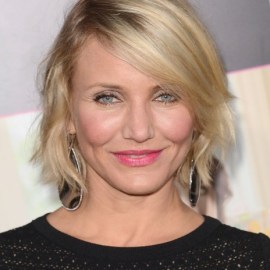 Cameron Diaz Layered Short Bob Hairstyles