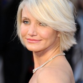 Cameron Diaz Short Blonde Bob Hairstyle