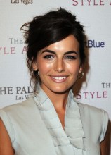 Camilla Belle Updo with Sleek Side Bangs Camilla Belle Updo with Sleek Side Bangs