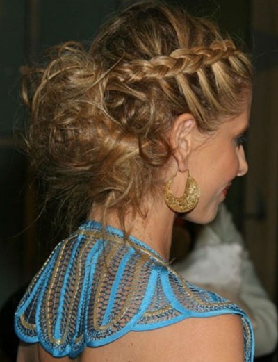 Celebrity Inverted French Braid Celebrity Inverted French Braid