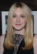 Long Blonde Center Part Hairstyles  Dakota Fanning Center Part Hairstyles 2013
