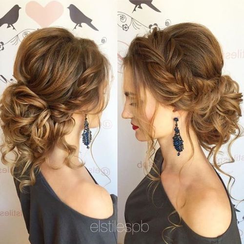 Chic Updos for Medium Length Hair Romantic updo for medium length hair
