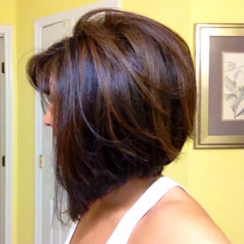 Concave Bob with subtle highlights