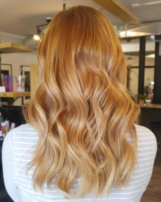 hair color ideas 2024: Copper Blonde