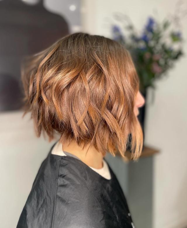 Copper Italian Bob Hair Style (3)