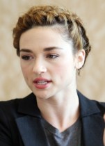 Crystal Reed French Braided Updo Hairstyle Crystal Reed French Braided Updo 2013